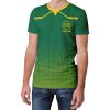 005 Custom Logo Green Gradient T-Shirt | Personalized Team Shirt | Company Name Printed Tee