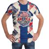004 America 2026 Soccer T-Shirt | Custom Name & Number Jersey Tee | Personalized Sports Shirt