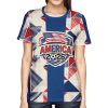 007 America 2026 Soccer T-Shirt | Custom Name & Number Jersey Tee | Personalized Sports Shirt