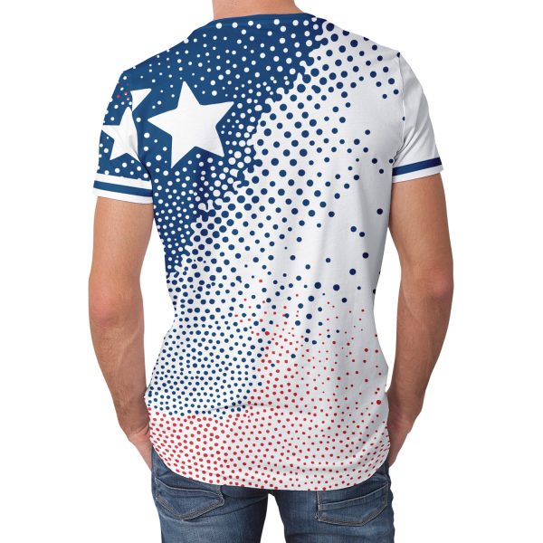 006 2026 USA Soccer T-Shirt | Custom Name & Number Tee | American Flag Style Sports Shirt