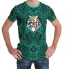 004 Mexico 2026 Soccer T-Shirt | Custom Name & Number Tee | Aztec Style Football Shirt