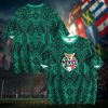 009 Mexico 2026 Soccer T-Shirt | Custom Name & Number Tee | Aztec Style Football Shirt