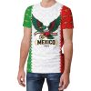 005 Mexico 2026 Soccer T-Shirt | Custom Name & Number Jersey | Mexican Flag Eagle Football Tee