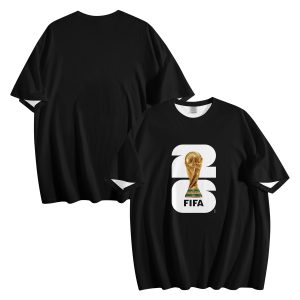 2026 Mascot Soccer T-Shirt | Custom Name & Number Tee | World Cup Style Graphic Shirt