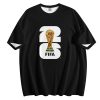 002 2026 Mascot Soccer T-Shirt | Custom Name & Number Tee | World Cup Style Graphic Shirt