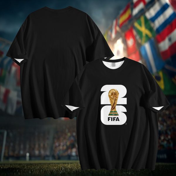 009 2026 Mascot Soccer T-Shirt | Custom Name & Number Tee | World Cup Style Graphic Shirt