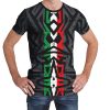 Mexico 2026 Soccer T-Shirt | Custom Name & Number Tee | Black Tribal Style Football Shirt