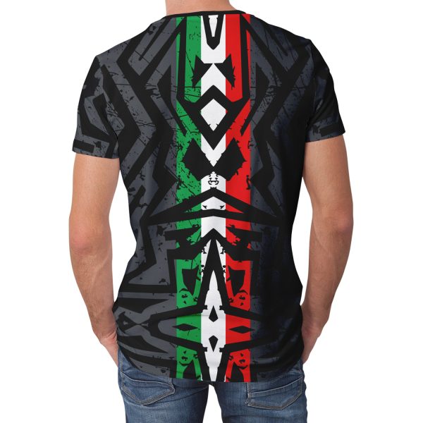 Mexico 2026 Soccer T-Shirt | Custom Name & Number Tee | Black Tribal Style Football Shirt