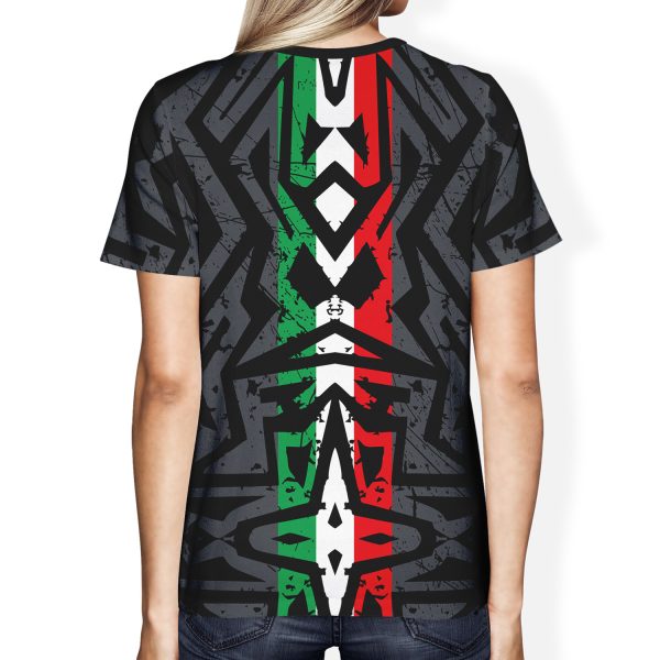 Mexico 2026 Soccer T-Shirt | Custom Name & Number Tee | Black Tribal Style Football Shirt