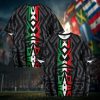 Mexico 2026 Soccer T-Shirt | Custom Name & Number Tee | Black Tribal Style Football Shirt