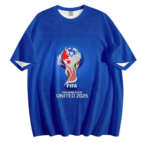 002 2026 World Cup Soccer T-Shirt | Custom Name & Number Tee | FIFA Style Football Shirt